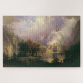 Albert Bierstadt "Rocky Mountain Landschaft" 1870 Puzzle (Horizontal)