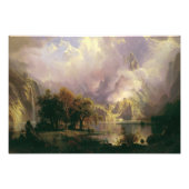 Albert Bierstadt - Rocky Mountains Landschaft Fotodruck (Vorne)