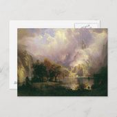 Albert Bierstadt - Rocky Mountains Landschaft Postkarte (Vorne/Hinten)