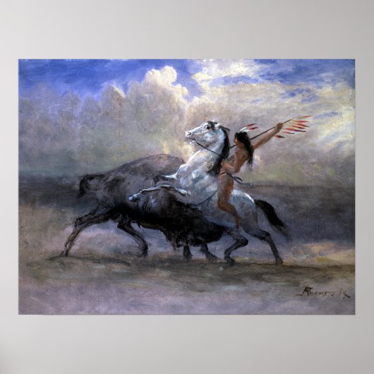 Albert Bierstadt Sketch für das Letzte Poster (Vorne)