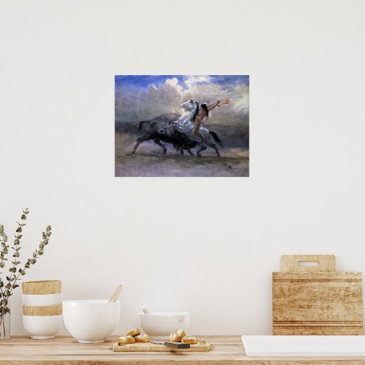 Albert Bierstadt Sketch für das Letzte Poster (Küche)