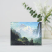 Albert Bierstadt staubbach liegt in der Nähe von L Postkarte (Stehend Vorderseite)