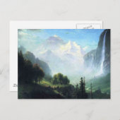 Albert Bierstadt staubbach liegt in der Nähe von L Postkarte (Vorne/Hinten)