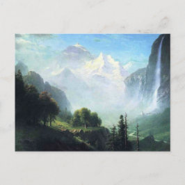 Albert Bierstadt staubbach liegt in der Nähe von L Postkarte