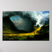 Albert Bierstadt Storm im Gebirgsposter Poster (Vorne)