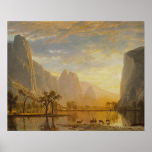 Albert Bierstadt - Tal des Yosemite Poster