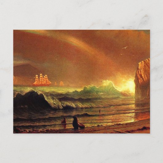 Albert Bierstadt, The Golden Gate, Postkarte (Vorderseite)
