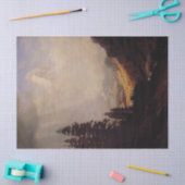 Albert Bierstadt "The Matterhorn" 1850 Decoupage Seidenpapier (Basteln)