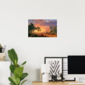 Albert Bierstadt-The Oregon Trail Poster (Heimbüro)