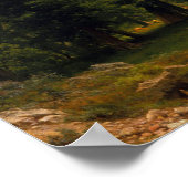 Albert Bierstadt The Rocky Mountains, Lander's Pea Poster (Ecke)