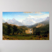 Albert Bierstadt The Rocky Mountains, Lander's Pea Poster (Vorne)