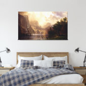 Albert Bierstadt - Unter den Sierra Nevada, Kalifo Leinwanddruck (Insitu (Schlafzimmer))