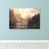 Albert Bierstadt - Unter den Sierra Nevada Leinwanddruck (Insitu (Holzboden))