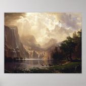 Albert Bierstadt - Unter den Sierra Nevada Poster (Vorne)