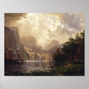 Albert Bierstadt - Unter den Sierra Nevada Poster