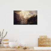 Albert Bierstadt - Unter den Sierra Nevada Poster (Küche)