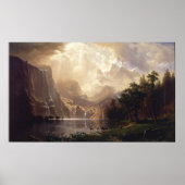 Albert Bierstadt - Unter den Sierra Nevada Poster (Vorne)