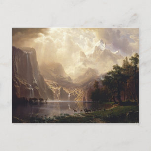 Albert Bierstadt - Unter den Sierra Nevada Postkarte