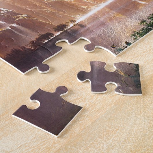 Albert Bierstadt unter der Sierra Nevada Puzzle (Seite)