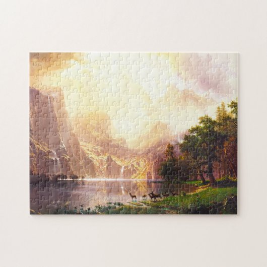 Albert Bierstadt unter der Sierra Nevada Puzzle (Horizontal)