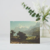 Albert Bierstadt - Vierwaldstättersee Postkarte (Stehend Vorderseite)