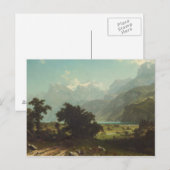 Albert Bierstadt - Vierwaldstättersee Postkarte (Vorne/Hinten)