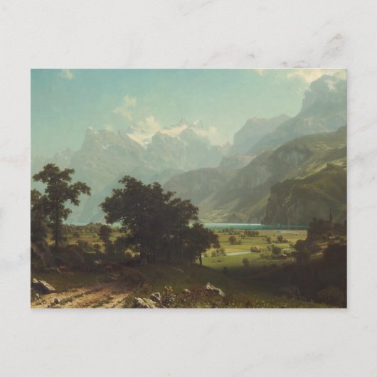 Albert Bierstadt - Vierwaldstättersee Postkarte (Vorderseite)