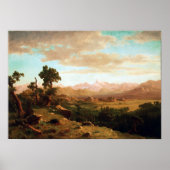 Albert Bierstadt Wind River Country Poster (Vorne)
