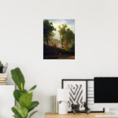 Albert Bierstadt-Wolf River, Kansas Poster (Heimbüro)