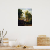 Albert Bierstadt-Wolf River, Kansas Poster (Küche)