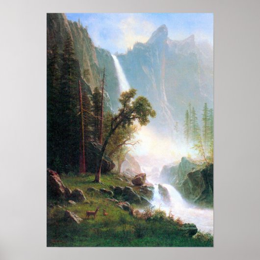Albert Bierstadt-Yosemite Falls Poster (Vorne)