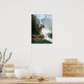 Albert Bierstadt-Yosemite Falls Poster (Küche)