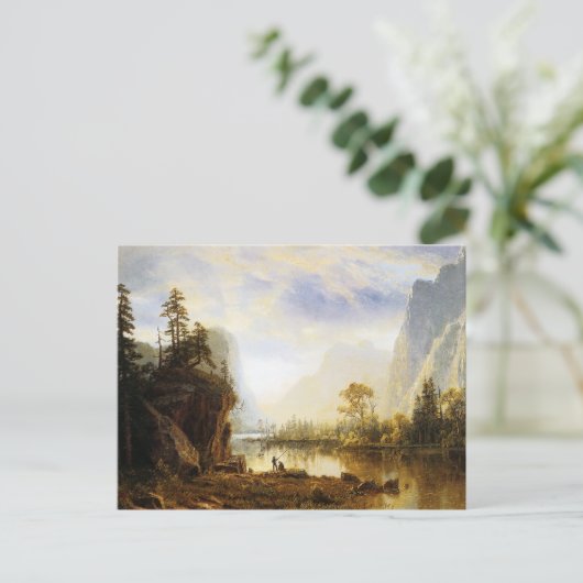 Albert Bierstadt Yosemite Valley Postkarte (Stehend Vorderseite)
