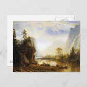 Albert Bierstadt Yosemite Valley Postkarte (Vorne/Hinten)