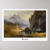 Albert Bierstadt Zedign Art Poster #108 (Vorne)