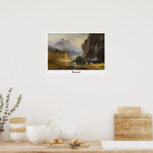 Albert Bierstadt Zedign Art Poster #108 (Küche)