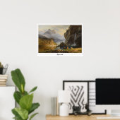 Albert Bierstadt Zedign Art Poster #108 (Heimbüro)