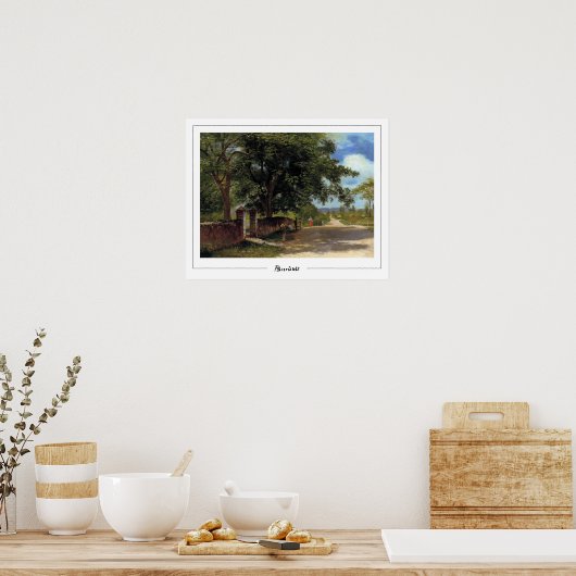 Albert Bierstadt Zedign Art Poster #16 (Küche)