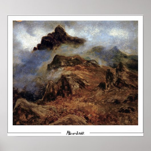 Albert Bierstadt Zedign Art Poster #20 (Vorne)