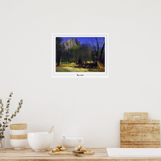 Albert Bierstadt Zedign Art Poster #206 (Küche)