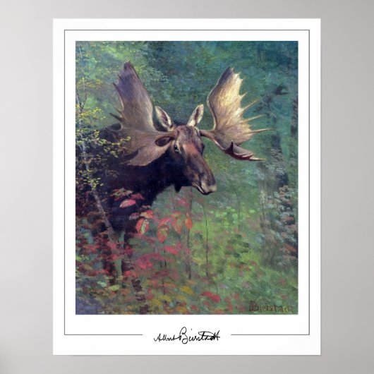 Albert Bierstadt Zedign Art Poster #225 (Vorne)