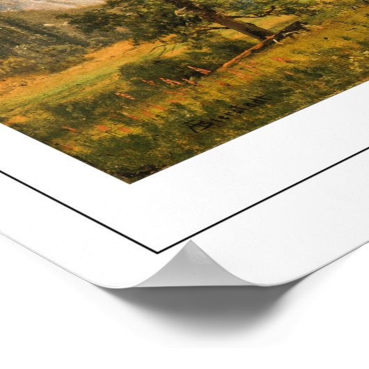 Albert Bierstadt Zedign Art Poster #261 (Ecke)