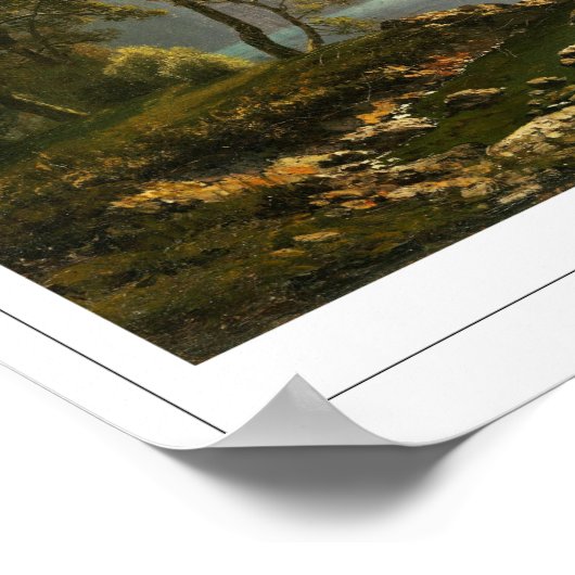 Albert Bierstadt Zedign Art Poster #298 (Ecke)