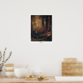 Albert Bierstadt Zedign Art Poster #4 (Küche)