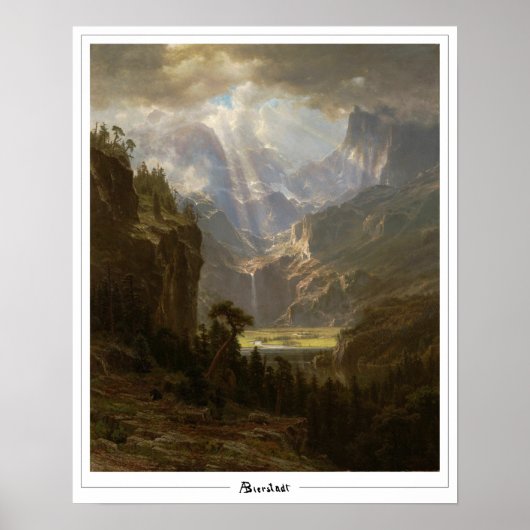Albert Bierstadt Zedign Art Poster #52 (Vorne)