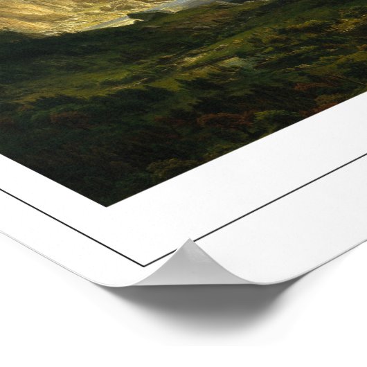 Albert Bierstadt Zedign Art Poster #60 (Ecke)