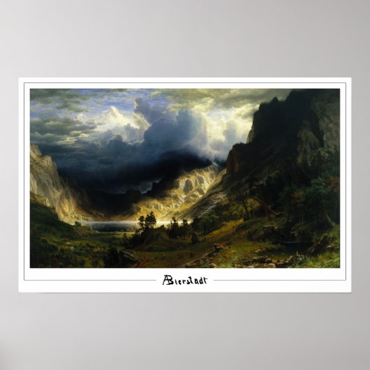 Albert Bierstadt Zedign Art Poster #60 (Vorne)
