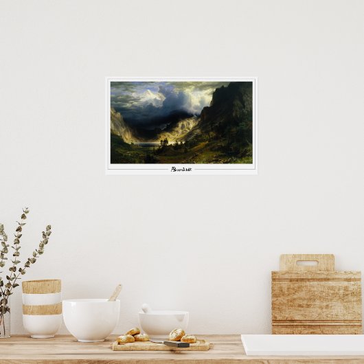 Albert Bierstadt Zedign Art Poster #60 (Küche)