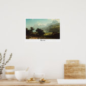 Albert Bierstadt Zedign Art Poster #70 (Küche)