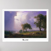 Albert Bierstadt Zedign Art Poster #99 (Vorne)